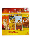 Pack de 4 puzzles Disney Le Roi Lion 15" x 11,2" Simba Timon Pumbaa Nala