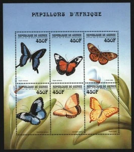 Guinea 1999 - Mi-Nr. 2604-2609 ** - MNH - Mariposas / Mariposas - Imagen 1 de 1