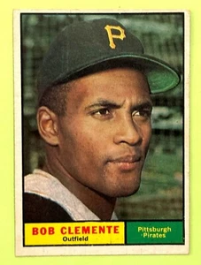 1961 Topps Roberto Bob Clemente Pittsburgh Pirates All Star World Series HOF - Picture 1 of 2