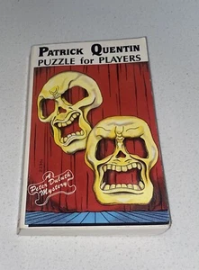 Puzzle for Players - Patrick Quentin Paperback Crime Novel Preowned 1989 1st IPL - Picture 1 of 12