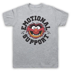 Emotional Support Animal Retro Funny Puppet Parody T-Shirt All Sizes Cols - Picture 1 of 26