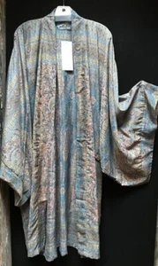 Tienda Ho Silk Blend Long Kimono - Picture 1 of 1