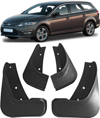 Genuine Full Set Splash Guards Mud Flaps For 2007-2015 Ford Mondeo MK IV Estate - Image 1 of 4