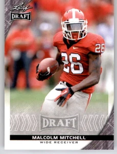 2016 Leaf Draft Malcolm Mitchell Rookie RC Insert PWE Patriots #62 - Bild 1 von 2