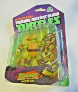 Teenage Mutant Ninja Turtles Posable 5" Michelangelo Nunchuck Hero ¡Nuevo! - Imagen 1 de 1