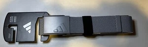 New Adidas Golf Reversible Web Belt  Grey Three/White IQ2909  2024 - Picture 1 of 7