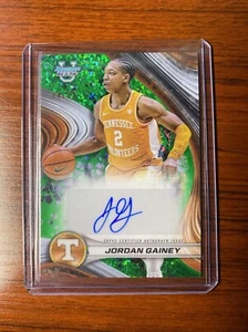 Jordan Gained Green Mini Diamond /99 #B24-JG - 2024-25 Bowman U Best Tennessee - Bild 1 von 2