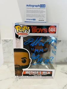 Signed & Quote Laz Alonso Funko Pop! Vinyl Mother's Milk 1404 w Protector ACOA - Foto 1 di 6