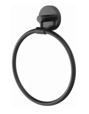 Speakman SA-2004-MB Neo 6-9/16" Wall Mounted Towel Ring, Matte Black - Image 1 of 3