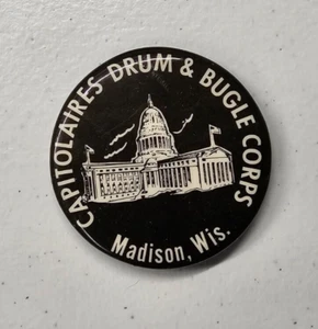 Capitol Aires Drum & Bugle Corps, Madison, WI Wisconsin Pin Inactive All-Girl - Picture 1 of 3