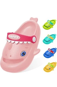 Kids' Shark Sandals Non-Slip Soles Lightweight House Slipper Casual Beach, Gift - Picture 1 of 6