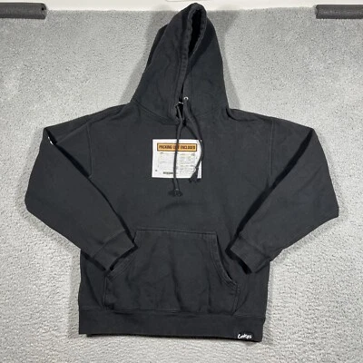 Sudadera Cookies Hombre M Negra Bordada Gráfica Lista de Embalaje Sudadera con Capucha Pullover Foto 1 de 4