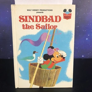 Vintage Sinbad the Sailor Disney's Wonderful World of Reading Book - Picture 1 of 3