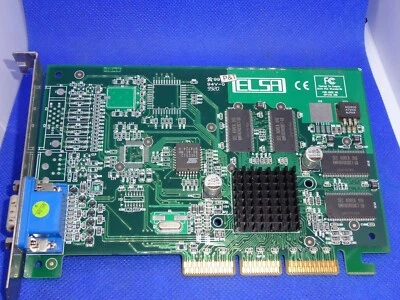 ELSA WINNER II S3 SAVAGE 4 PRO-M 32MB SDRAM AGP RETRO GRAFIKKARTE VGA  #GK3623 - Image 1 of 4