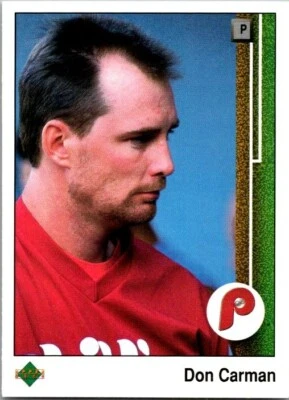 1989 Upper Deck Premier Edition - #409 Dave Carman - Image 1 of 2