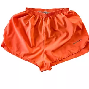 B.O.A. Women's Split Trainer Running Shorts, Neon Sunkiss (Orange), Size Medium - Picture 1 of 8