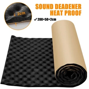 2m Dämmmatte Schallschutzmatte Auto Raum Akustikschaumstoff Isolierung Matte - Bild 1 von 15