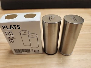 PIATTI IKEA MODERNI MINIMALISTI Set 2 Parti Sale e Pepe Acciaio Inox - Foto 1 di 6