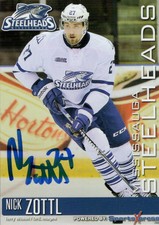 2013/14 Mississauga Steelheads Autographed - NICK ZOTTL