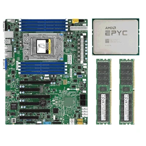 Supermicro H11SSL-i Motherboard + AMD EPYC 7551P + 2x Samsung 16GB/32GB/64GB RAM - Bild 1 von 12