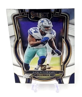 2022 Panini Select Football Sam Williams RC Club Level Dallas Cowboys #276 - Image 1 of 2