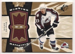 Milan Hejduk 06-07 Upper Deck SPx Winning Materials Dual Game Used Jersey