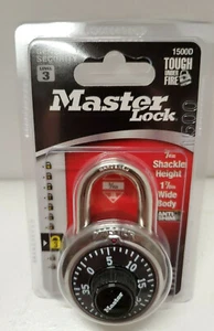 Master Lock Level 3 General Security Padlock #1500D - Picture 1 of 9