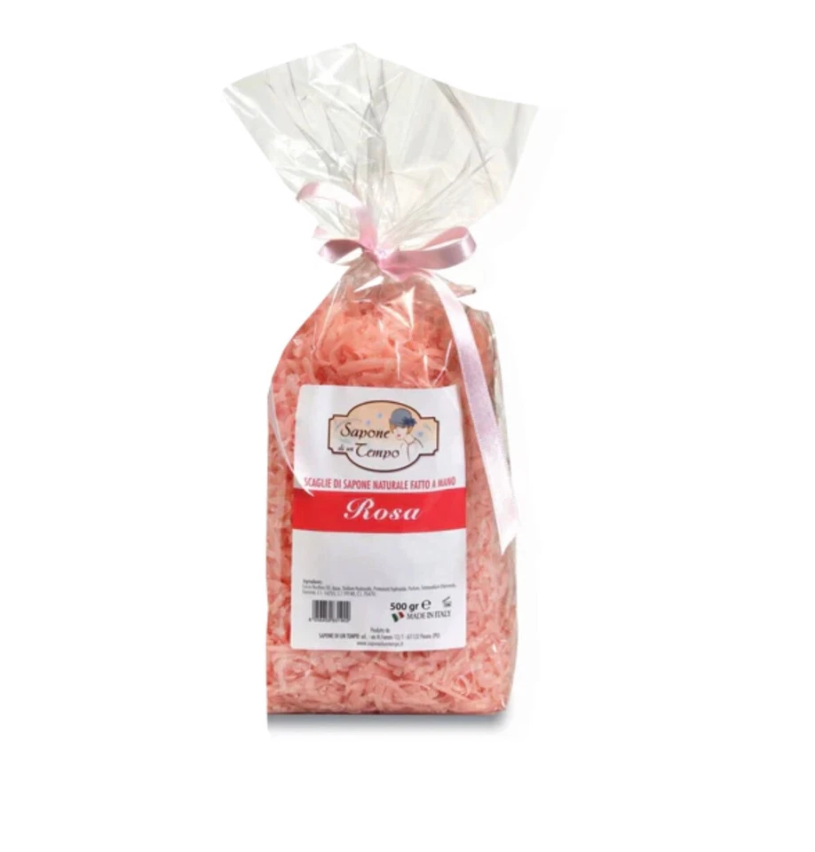 Seife einer Zeit handgemachte Naturseifenflocken mit Rose 500 gr - Bild 1 von 1