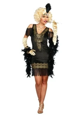 Swanky Flapper - рев 20-х - ар-деко - костюм - женщин - 3 размеров - Изображение 1 из 3