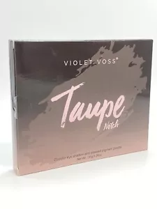 VIOLET VOSS TAUPE NOTCH EYESHADOW & PRESSED PIGMENT PALETTE 🦋 SEALED - Picture 1 of 3