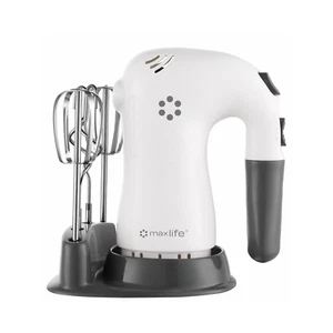 Max Life 5-Speed Electric Hand Mixer, White, With Beater Stand , Superior Power - Picture 1 of 6