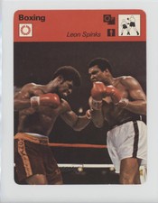 1977-79 Sportscasters Series 62 Geneva B Leon Spinks #62-08
