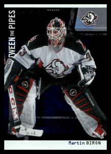 2002 Be a Player Between the Pipes #15 Martin Biron   Buffalo Sabres