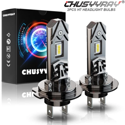 2pc H7 LED Headlight Bulbs 6000K For Kawasaki VERSYS 650 KLE650 2007 - 2020 2021 — 第 1/4 张图片