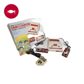 NINTENDO Family Computer Famicom Console with Box Manual RF Switch Used HVC-001