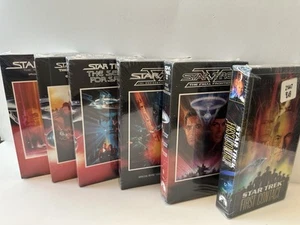 Star Trek VHS Lot 1-3, 5 & 6 + Star Trek First Contact - ALL SEALED - Picture 1 of 3