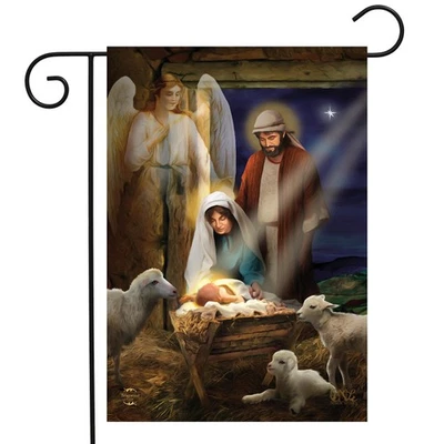 Флаг Рождественского сада Briarwood Lane Holy Nativity - Изображение 1 из 4