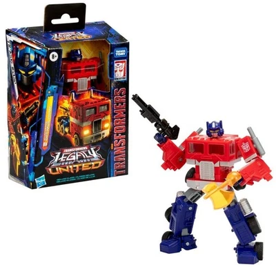 Transformers Action Figur Optimus Prime Spielzeug Hasbro Legacy United Deluxe - Bild 1 von 4