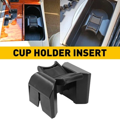 Cup Holder Insert Divider Black Fit 2010-2015 Lexus RX450H Car RX350 Accessories - Imagem 1 de 4
