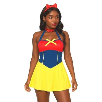 Новый большой Белоснежка взрослых Хэллоуин костюм Disney мини-платье принцесса сексуальный - Изображение 1 из 4