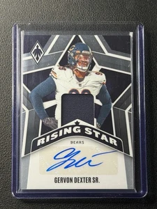 GERVON DEXTER JR. 2024 PANINI PHOENIX RISING STAR JERSEY AUTO BEARS 27/49 - Picture 1 of 2