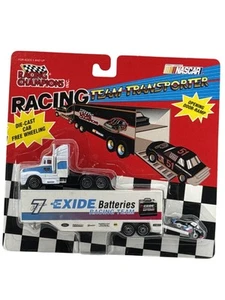 Vintage 1994 Racing Champions NASCAR Exide Batteries Team Transporter Diecast NI - Picture 1 of 7