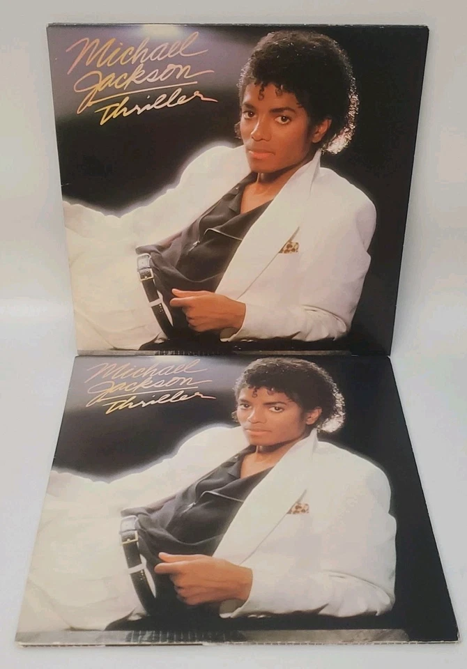 Michael Jackson Thriller 1982 US First Pressing No MJ Credit Misprint NM + ORIG - Image 1 of 4