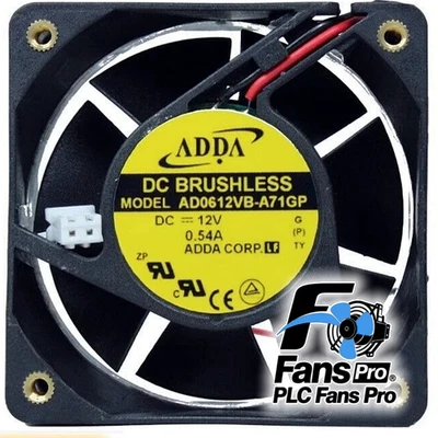 1PCS Brand New ADDA AD0612VB-A71GP 12v 0.54A 6025 2-pin cooling fan Fast Ship - Image 1 of 3
