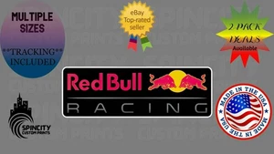 RED BULL RACING Logo Vinyl Window Decal Laptop Bumper Sticker Multiple Sizes NEW - Picture 1 of 12