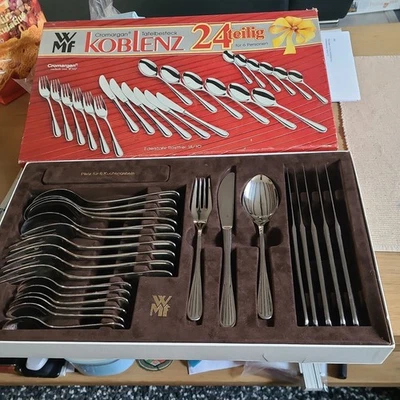 WMF Koblenz Cromargan Besteck 24 tlg. Mit Karton . - Bild 1 von 4