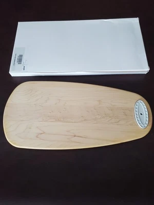 SIGNED Nora Fleming retired G4M Maple Tasting Board by JK Adams - Pearl Dot - Image 1 of 2