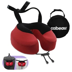 Cabeau S3 Evolution Neck Pillow - Cardinal Red TPEP2986 - Picture 1 of 2