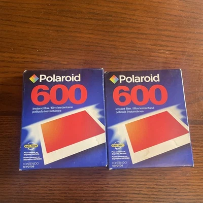 Polaroid 600 Instant Color Film 2 Pack of 10 - 20 Photos Expired 2000s Sealed - Image 1 of 4