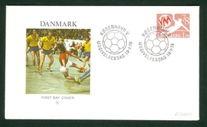 Denmark. 1978 FDC Cachet Sport World Cup. Team Handball. Game: Sweden-Denmark - Picture 1 of 1